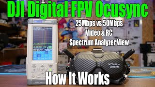 DJI Digital FPV System  Ocusync On A Spectrum Analyzer [upl. by Navnod]