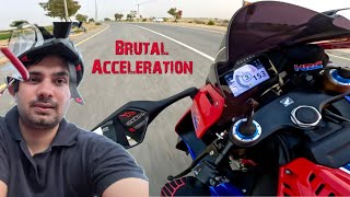 0299KMH IN SECONDS  HONDA CBR 1000RRR  ZS MOTOVLOGS [upl. by Tjon884]