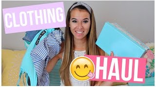 BACK TO SCHOOL CLOTHING HAUL 2016 [upl. by Kerrison]