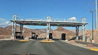 Entrando al Hoveer Dam Represa Hoover Río Colorado Nevada cotidiano399 [upl. by Ydissak336]