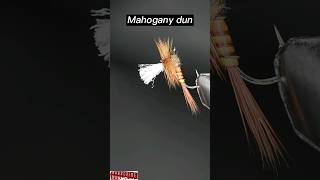 How to tie the Mahogany Dun fly pattern  Mahogany Dun flytying dryfly fishing tyingflies [upl. by Initof]