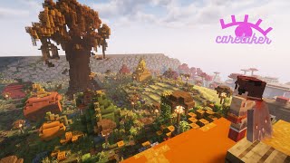 I built a giant pumpkin patch  Caretaker SMP  Area Tour [upl. by Robbyn70]