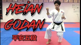 Heian Godan Shito ryu 平安五段 糸東流 Gakuji Tozaki Team USA [upl. by Luis]