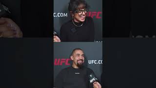 Robert Whittaker on his celebrity look alike LOL shorts ufc mma [upl. by Noelyn266]