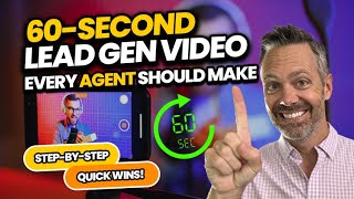 60 Second Lead Gen Video Every Agent Should Make [upl. by Amek]