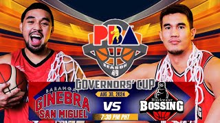 🔴LIVE PBA GINEBRA VS BOSSING LIVE SCORE amp COMMENTARY ginebraliveupate pbaliveupdate [upl. by Jacquelynn]