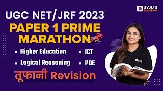 UGC NET 2023  UGC NET Paper 1 Marathon  UGC NET Paper 1 Syllabus  NET Exam [upl. by Ynoep]