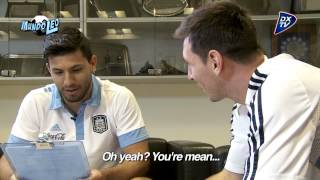 Sergio Agueros indepth interview with Leo Messi [upl. by Blinni403]