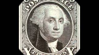 George Washington amp Benjamin Franklin 1847 us stamps [upl. by Thinia]