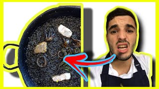 ✅HOW to MAKE TYPICAL SPANISH Black PAELLA Recipe for SPECIAL OCCASION 2021 squid ink🥘 IAM IMA [upl. by Iphigenia]