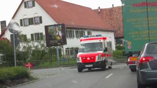 RTW 3831 DRK Bodenseekreis RW Markdorf [upl. by Vite]