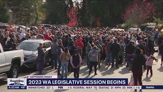 Washington State 2023 Legislative Session begins Monday  FOX 13 Seattle [upl. by Ytineres]