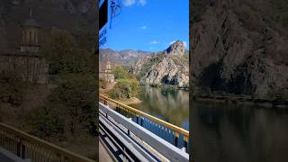 Defilee of river Olt bus and train views highlights [upl. by Izy]