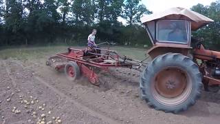 arrachage de pommes de terre 2017 à lancienne GoPro [upl. by Mahla]