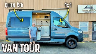 Turning a VAN Into a HOME  Sprinter Van Stealth Camper Build [upl. by Inohtna]