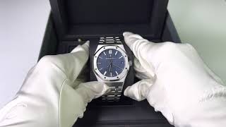 Audemars Piguet Royal Oak 15500ST Blue синий [upl. by Auqinu]