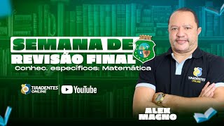 SEDUC  SEMANA DE REVISÃO FINAL  MATEMÁTICA  ESPEC ANOS INCIAIS  PROFA ALEX MAGNO [upl. by Epilef]