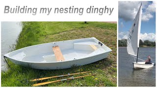 Building my nesting dinghy  a sailing spindrift 10 EP0 [upl. by Seroled859]