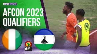 Ivory Coast vs Lesotho  AFCON 2023 QUALIFIERS HIGHLIGHTS  09092023  beIN SPORTS USA [upl. by Mackey]