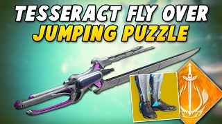 WARLOCK TESSERACT FLYING  Whisper of the Worm Jumping Puzzle Speedrun Tricks Destiny 2 [upl. by Kingston]