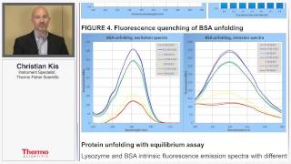 Determination of Protein Unfolding Using UVfluorometry [upl. by Hein]