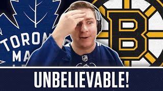 Steve Dangle Reacts To The Leafs NerveRacking Victory Against Boston [upl. by Mima591]