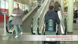 Rollstuhl Segway Laufband Rollband statt Treppe [upl. by Childers817]