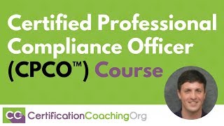 Certified Professional Compliance Officer CPCO™ Course  CCOus [upl. by Hsima]