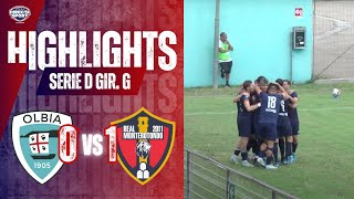 Calcio Serie D GirG  Olbia CalcioReal Monterotondo 01 Highlights [upl. by Carlick281]