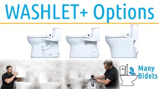 How to Choose a WASHLET Bidet Toilet  Comparison  how are they different [upl. by Aldos]