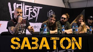 Interview Sabaton  Histoire et Metal Hellfest 2017 [upl. by Fillian]