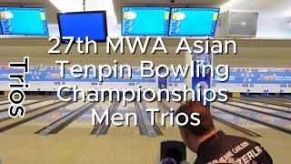 27th MWA Asian Tenpin Bowling Championships Trios B1S1 Marc Custodio BowlerX BrighterMags Bowling [upl. by Leeland]