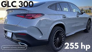 The 2025 Mercedes GLC 300 4MATIC Coupe is a sporty luxurious and all wheel drive compact SUV [upl. by Aicital]