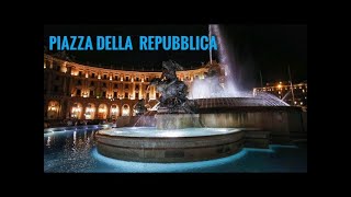 ROME  Piazza della Repubblica and the Fountain of the Naiads dmaxmaxie [upl. by Nalo938]