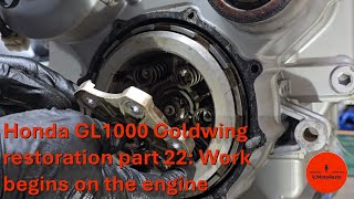 Honda GL1000 Goldwing restoration part 22 [upl. by Aronson845]