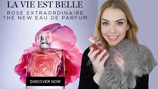 NEW LANCOME LA VIE EST BELLE ROSE EXTRORDINAIRE PERFUME REVIEW 🌹  Soki London [upl. by Nylacaj]