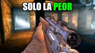 NACHT DER UNTOTEN pero SOLO USO LA PEOR ARMA [upl. by Aitahs]