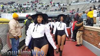 Alabama State Stingettes Marching In  Magic City Classic [upl. by Cardie]