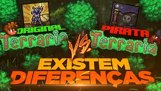 TODAS AS DIFERENÇAS ENTRE TERRARIA ORIGINAL E PIRATA [upl. by Normy277]