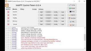 MySQL shutdown unexpectedly [upl. by Trudnak]