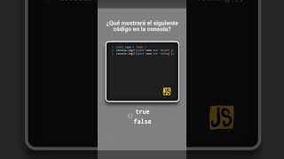 JavaScript  Reto 12 🔥 ¿Qué imprimirá este código JavaScript en la consola [upl. by Eedrahc]