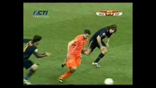 Joan Capdevila vs Robin Van Persie  Netherlands vs Spain  2010 FIFA World Cup [upl. by Adehsar]