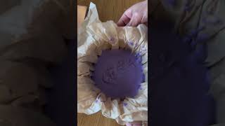 Burnt Ube Basque Cheesecake from Scratch asmr [upl. by Lello]