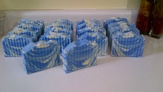 Making and Cutting Bay Rum Soap [upl. by Yeniar]