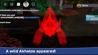 Halloween Red Skeleton Akhalos Roblox Loomian Legacy [upl. by Nahtnamas]