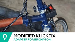 QR036 Modified Klickfix adapter for Brompton [upl. by Zantos741]