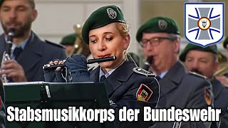 Marschmusik mit dem Stabsmusikkorps der Bundeswehr  Serenade für König Charles III  Wachbataillon [upl. by Koa]