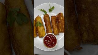 Potato Bread Roll  Aloo Bread 🤤😍shorts recipe potato bread [upl. by Dnumsed]