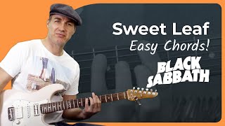 Sweet Leaf Easy Guitar Lesson  Black Sabbath [upl. by Walczak751]