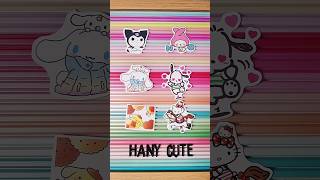 Kuromi my melody cinnamoroll pochacco pompompurin hello kitty stickers sanrio [upl. by Valentino]